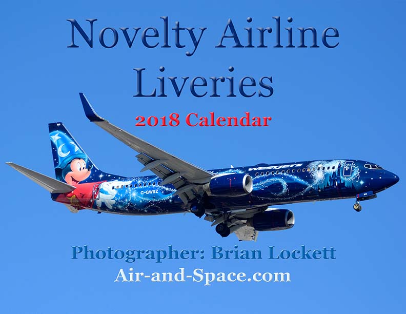 Lockett Books Calendar Catalog: Novelty Airline Liveries